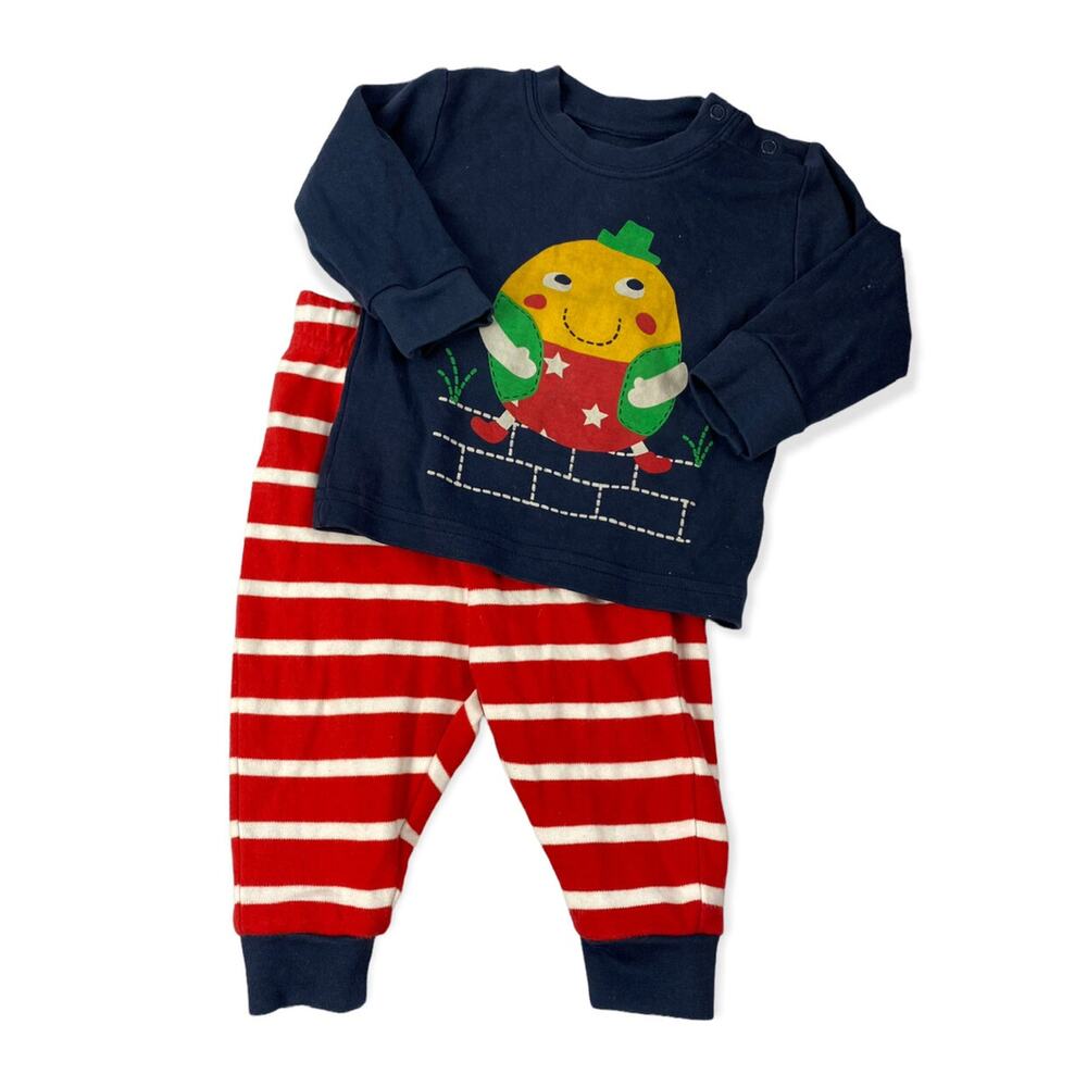 Frugi Humpty Dumpty Baby Lounge Set Size 3-6 months